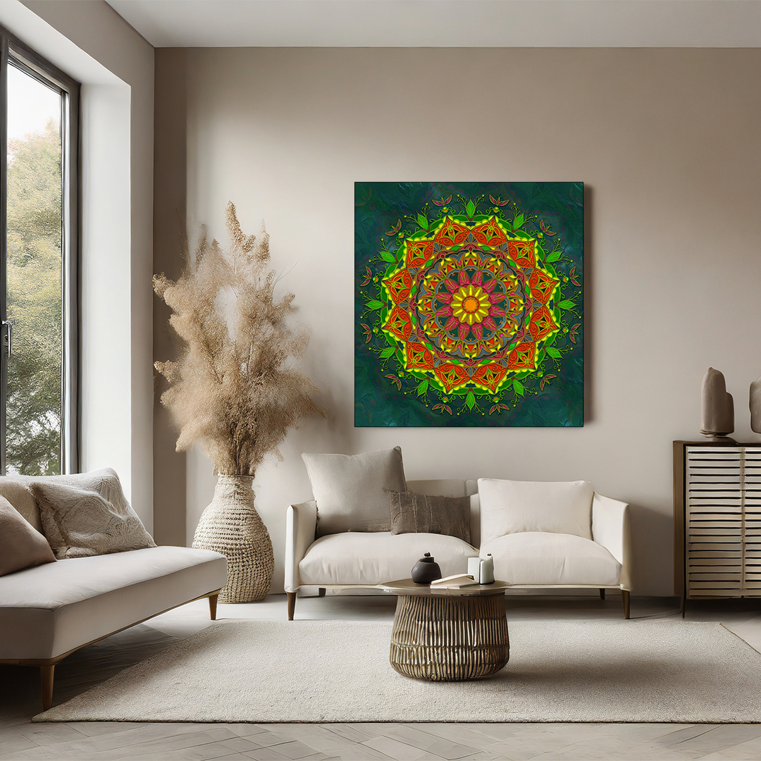 A New Beginning mandala nell’ambiente