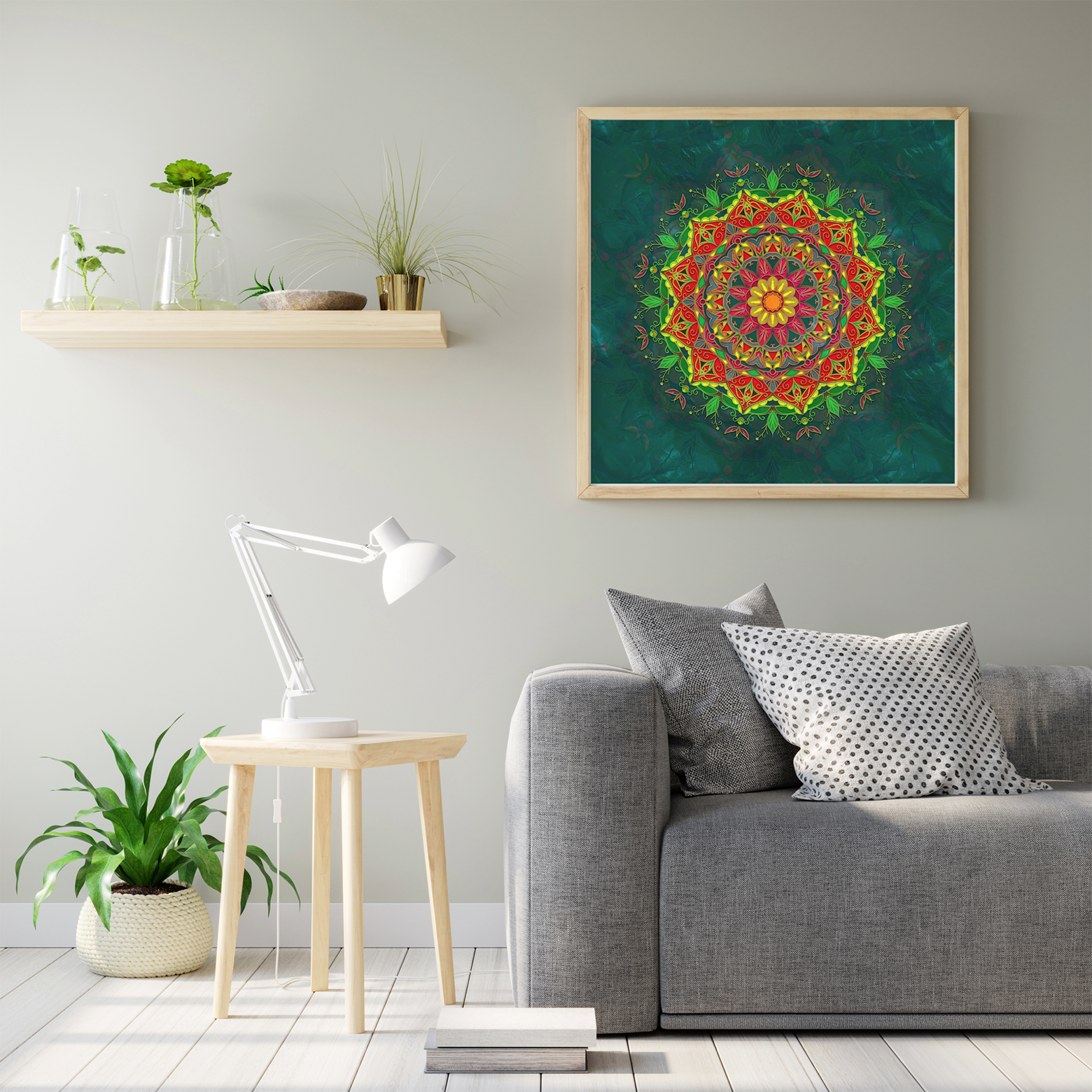 A New Beginning mandala nell’ambiente