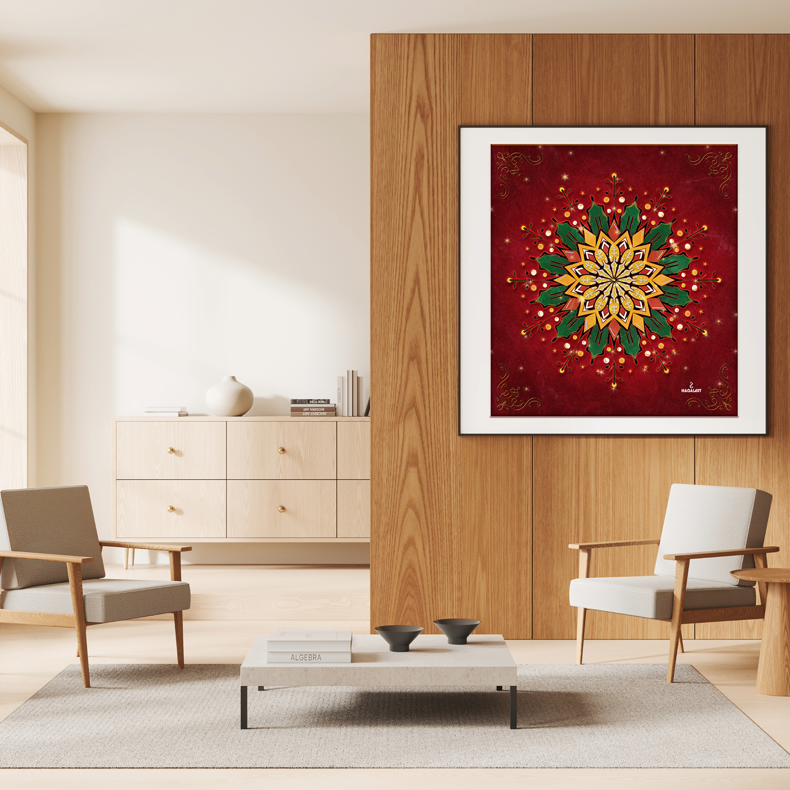 Christmas mandala nell’ambiente