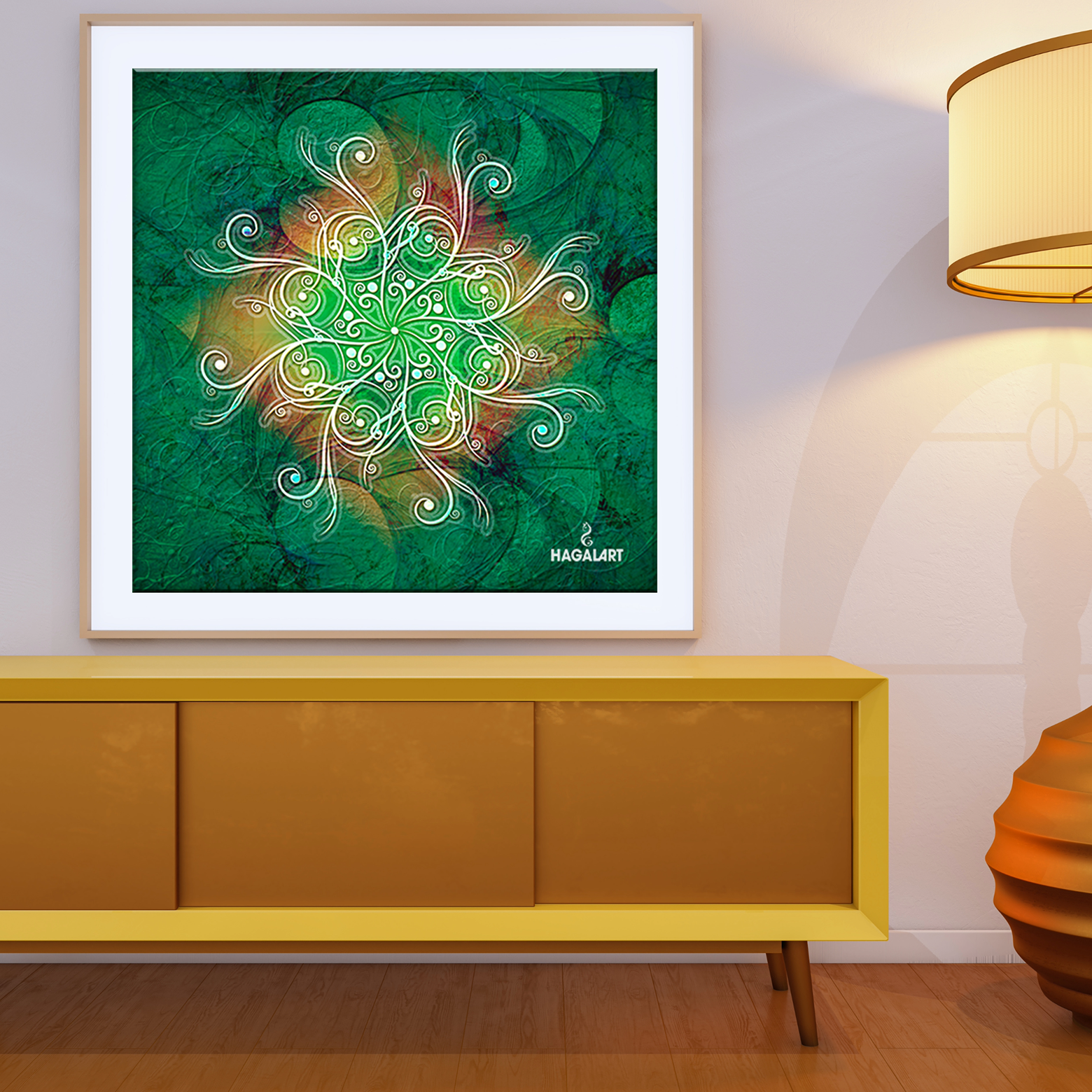 Enchanted Garden mandala nell’ambiente