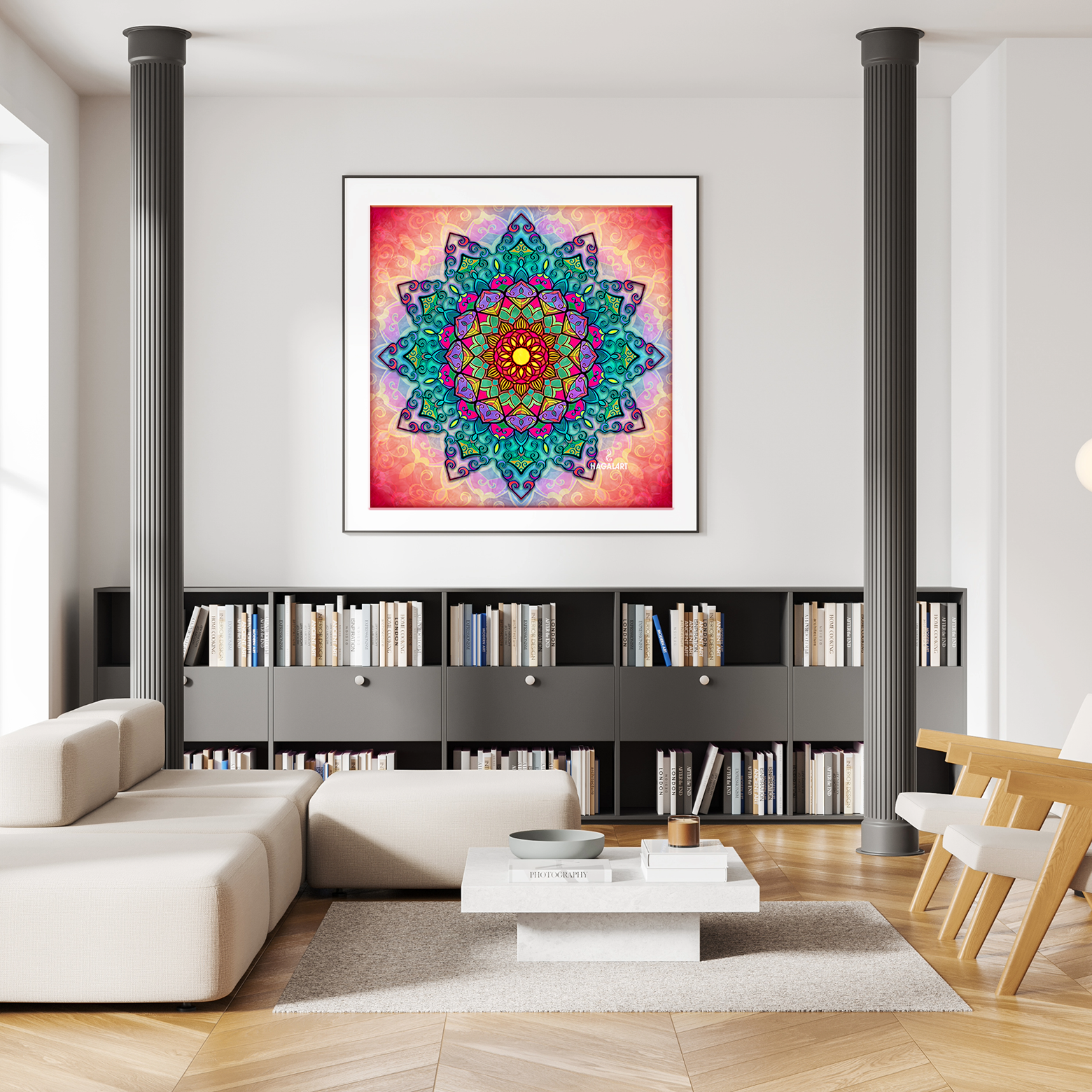 Joy mandala nell’ambiente