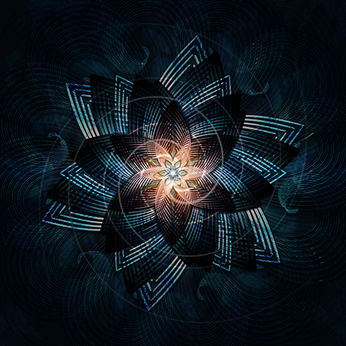Mandala Light in the dark