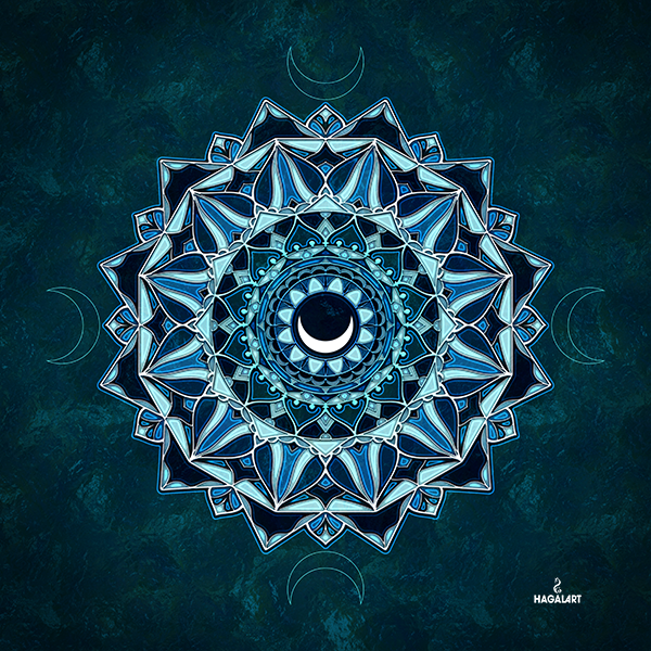 Mandala Mystic Moon