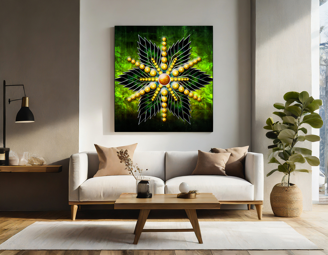 Sacred forest mandala nell’ambiente