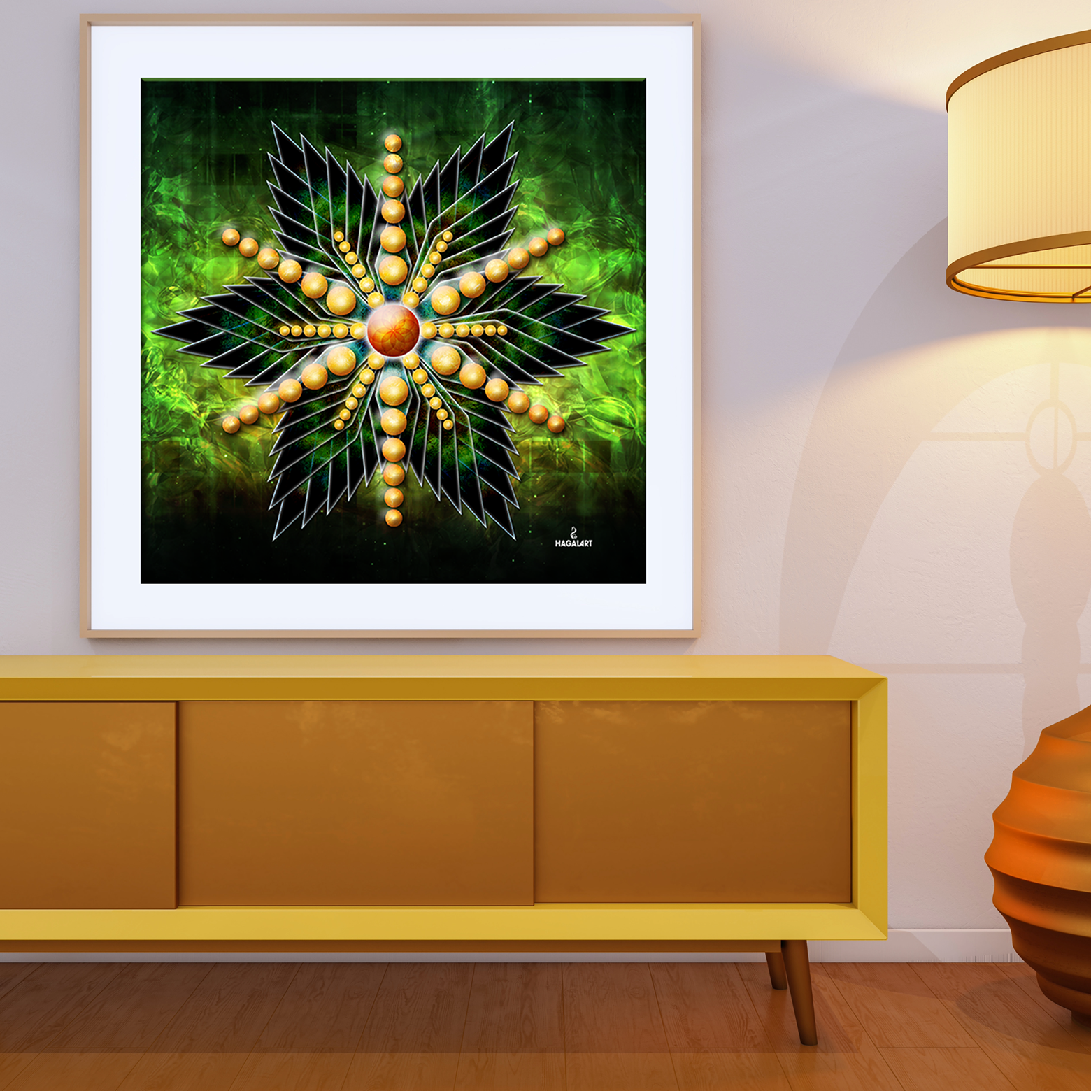 Sacred forest mandala nell’ambiente