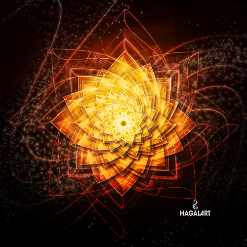 Mandala Sun gazing
