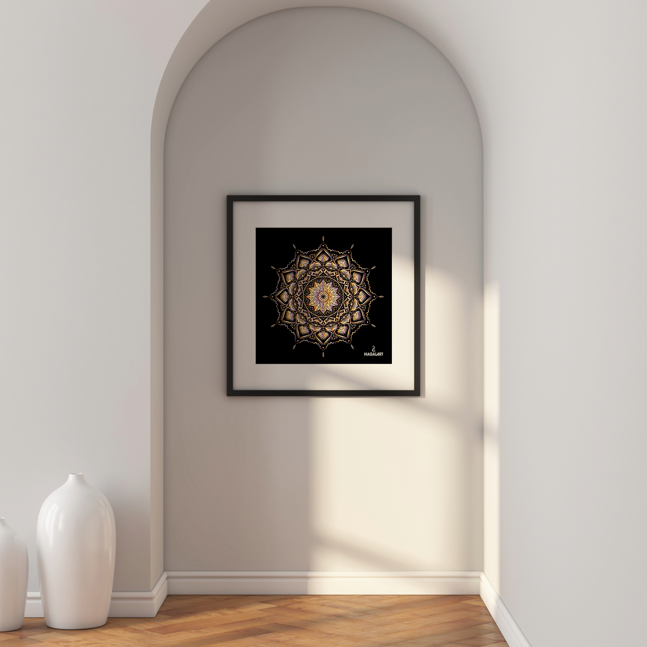 Sunset Light mandala nell’ambiente