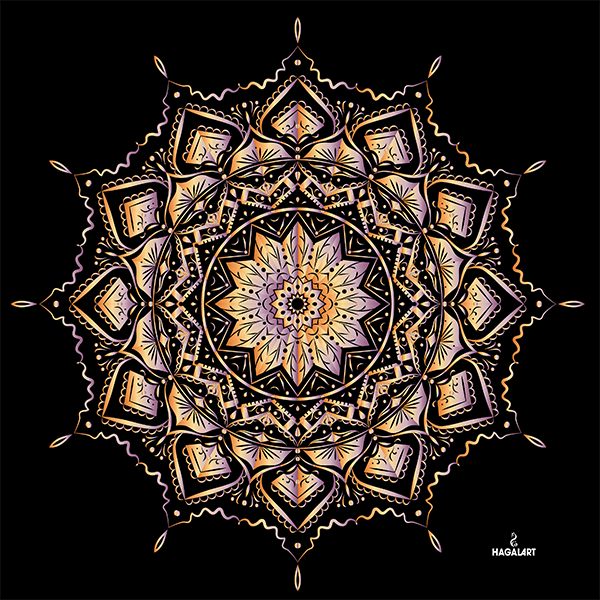 Sunset Light mandala